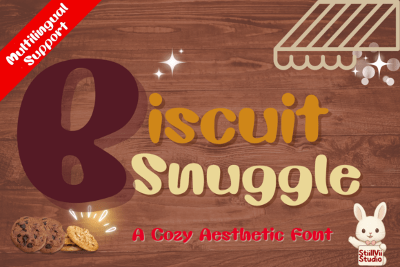 Biscuit Snuggle: A Warm Display Font for Editors