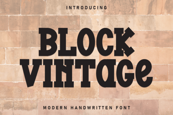 Block Vintage: The High-Impact Display Font for Bold Branding