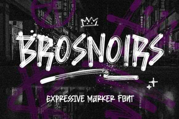 Brosnoirs Display Font for Web Design