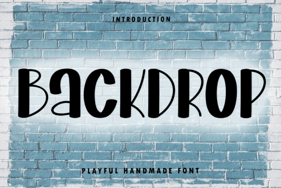 Choosing Backdrop: A Modern Script Font for Editorial Design