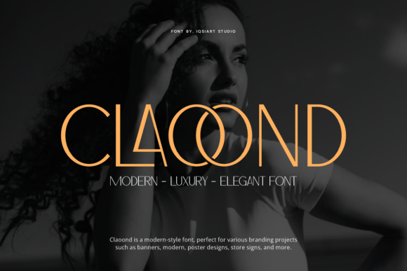 Claoond: A Luxury Display Font for Makers