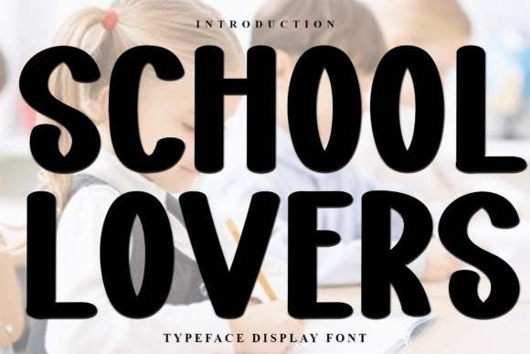 Designing Friendly Web Headers with School Lovers Typeface