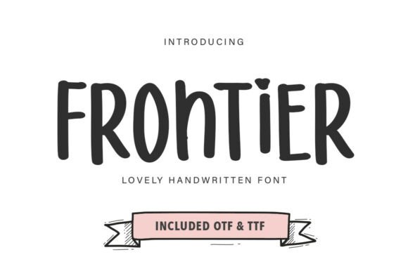 Frontier Brush Font for Brand Identity