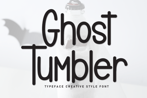 Ghost Tumbler Font for Handmade Crafts