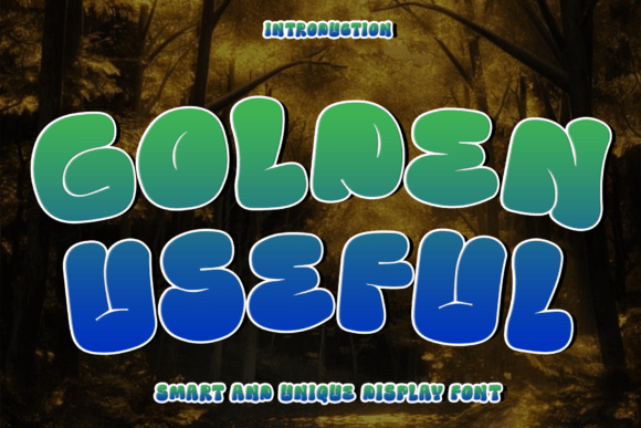 Golden Useful Font for Warm Handmade Designs