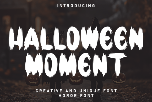 Halloween Moment: A Cozy Display Font for Branding