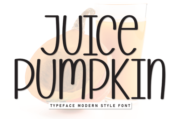 Juice Pumpkin: A Handwritten Display Font for Small Business Branding