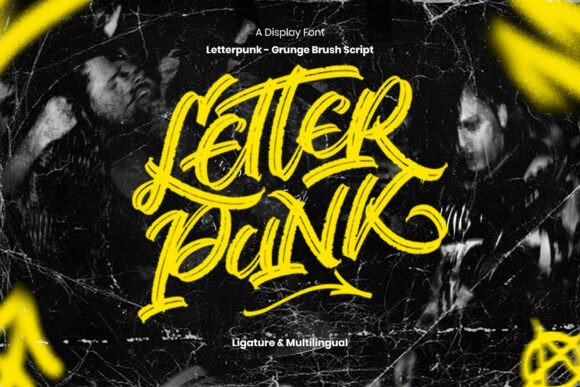 Letterpunk: The Bold Grunge Typeface for Disruptive Brands