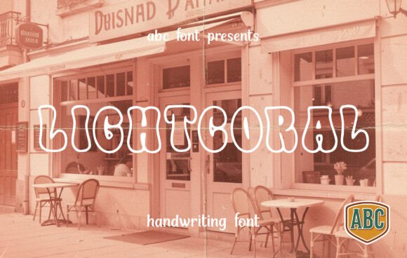 Lightcoral: A Retro Display Font for Modern Editorial Design
