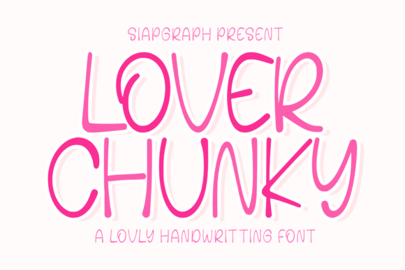 Lover Chunky: A Playful Display Font for Modern Editorial Design