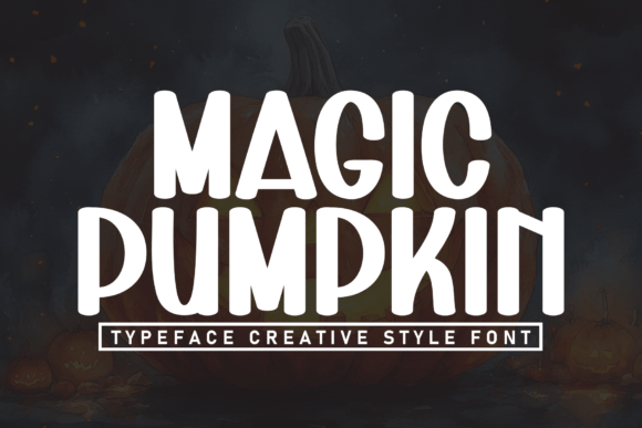 Magic Pumpkin Font for Small Business Branding