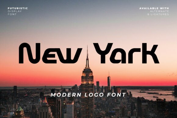 New Yark: A Modern Display Font for Web Design