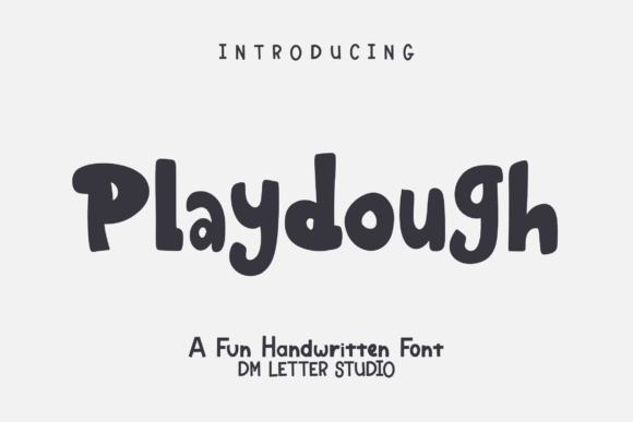 Playdough Font: A Squishy Typeface for Makers