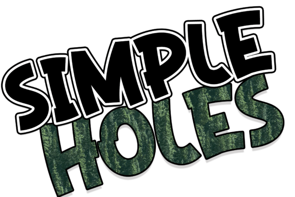 Simple Holes: A Rhythmic Script Font for Makers