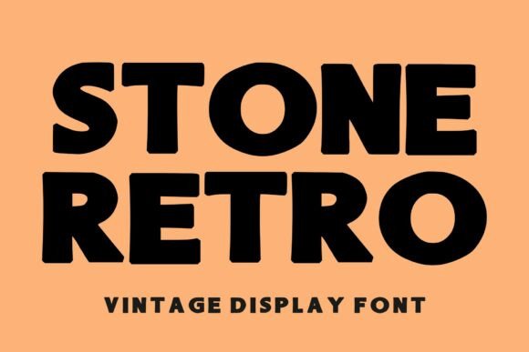 Stone Retro: The Bold Vintage Display Font for Impact