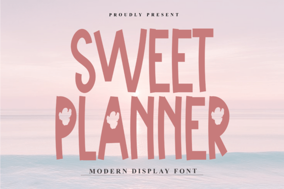 Sweet Planner: A Handwritten Typeface for Editorial Design