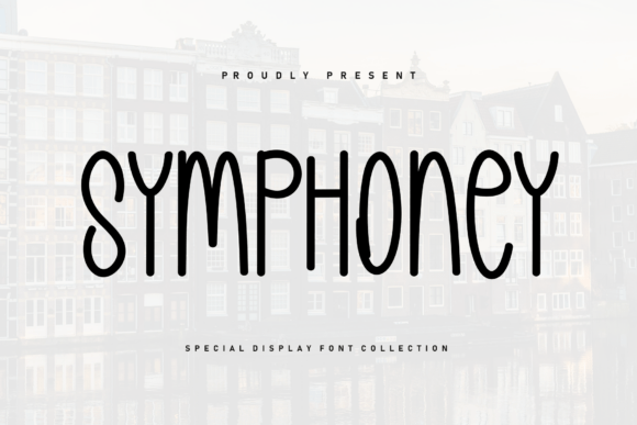 Symphoney: A Sweet Handwritten Display Font for Editors