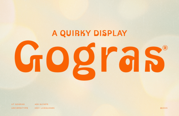Ut Gogras Font for Bold Handmade Branding